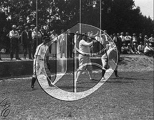 Joe Sewell, Babe Ruth and Lou GehrigT0002